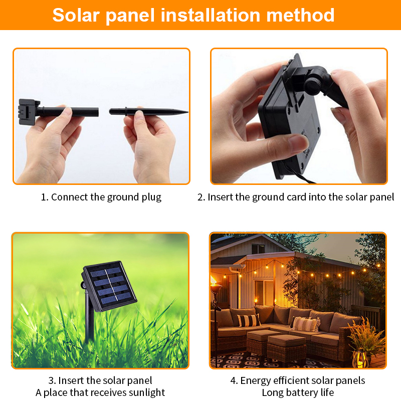 HCP078  G40太阳能灯串